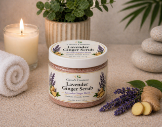 Lavender Ginger Sugar Scrub | Exfoliating Body Scrub for Smooth, Glowing Skin
